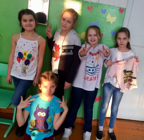 Роспись футболок