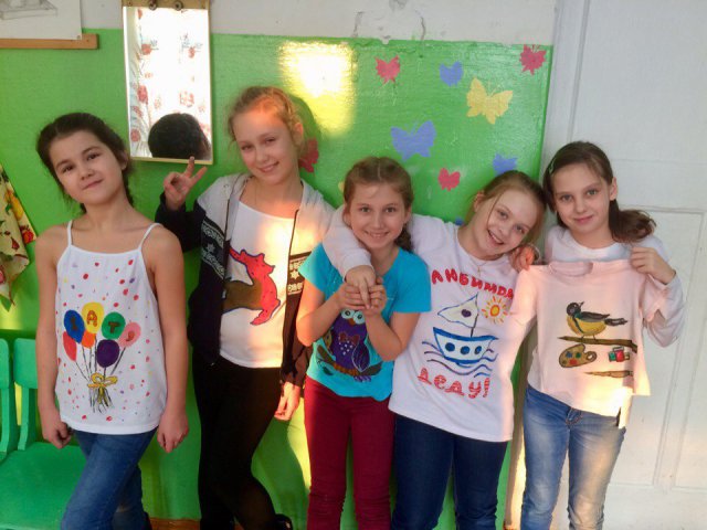 роспись футболок