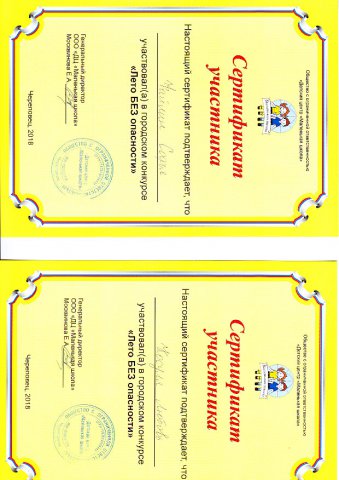 Городской конкурс «Лето БЕЗопасности»