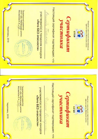 Городской конкурс «Лето БЕЗопасности»